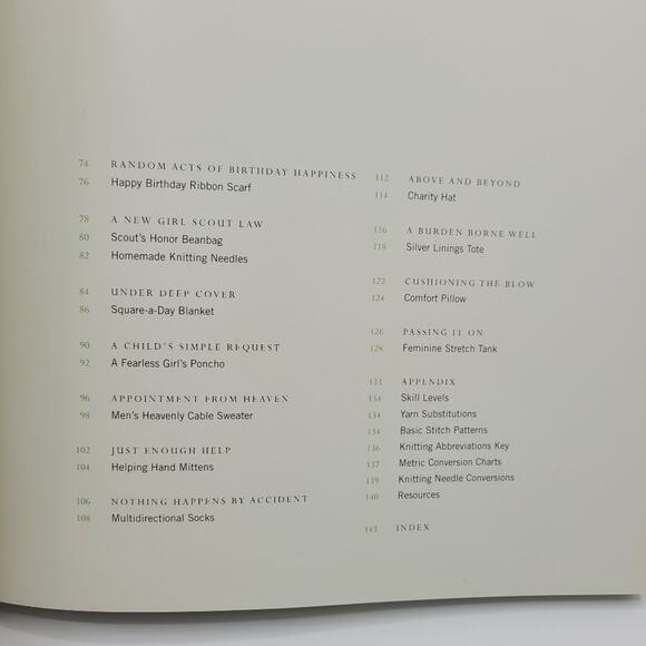 Faith Hope Love Knitting Celebrating the Gift of Knitting 20 Beautiful Patterns - Picture 3 of 16